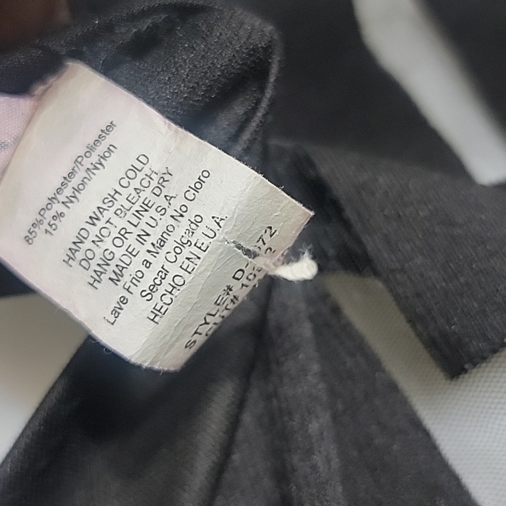 Black/ Sheer Geometric Mesh Patchwork Sleeveless … - image 7